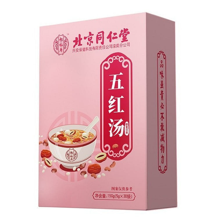 Peking Tongrentang Five Red Soup 150g Female Conditioning Female 150 g