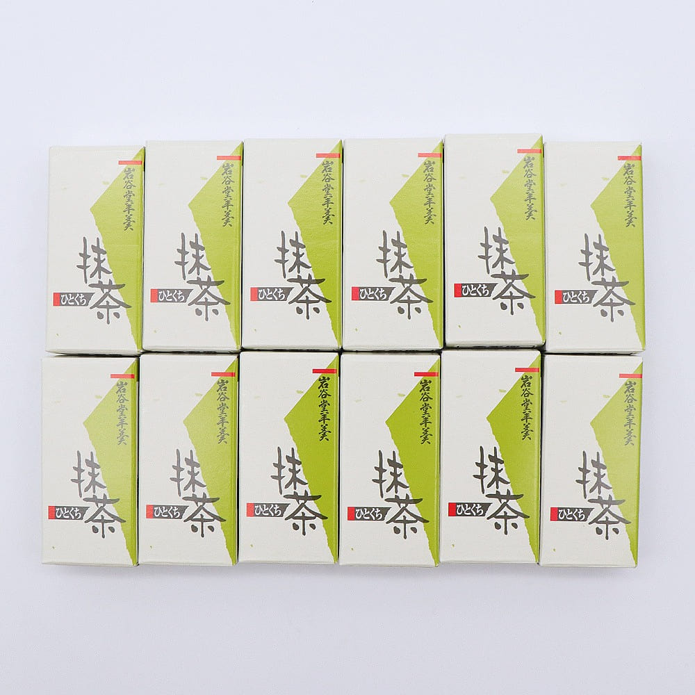 Kaishindo A bite of Yokan Matcha 12pcs Made in Japan 1 each