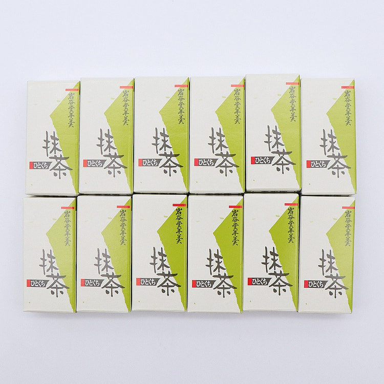 回進堂　一口羊羹 抹茶味 12个装 日本制造