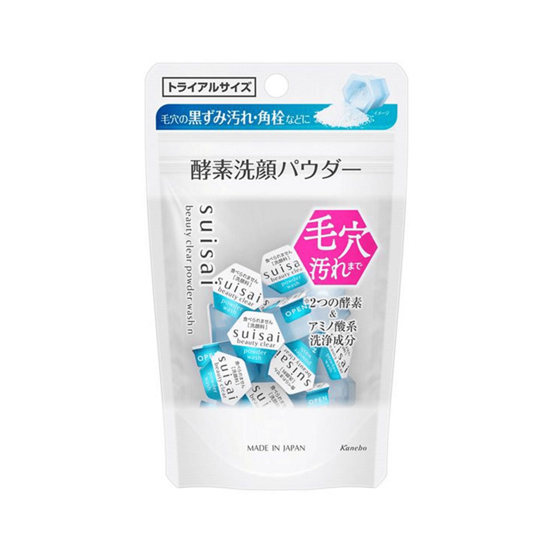 Kanebo Suisai Beauty Clear Powder Wash White 15pc 1 each