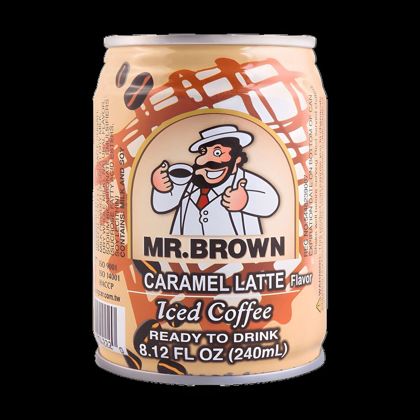 Mr. Brown Coffee (Caramel Latte)8.12 FL OZ X 24 PK 8.12 fl.oz