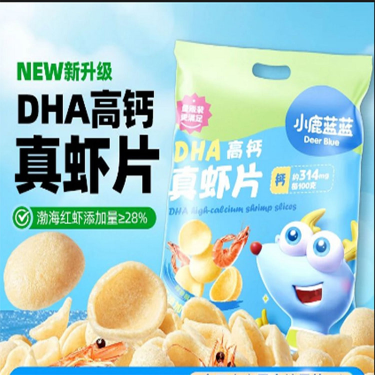 小鹿蓝蓝高钙真虾片