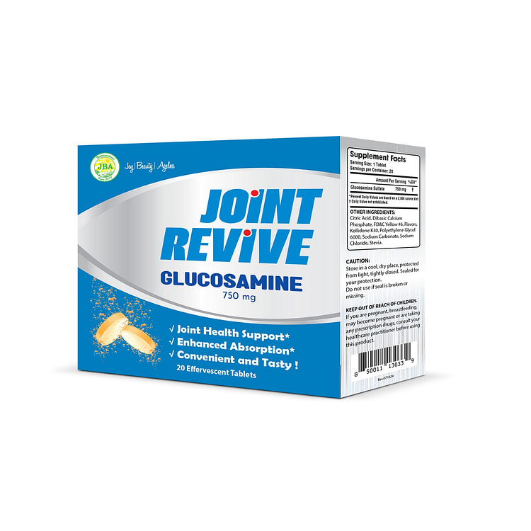 JBA JOINT REVIVE GLUCOSAMINE 750 MG EFFERVESCENT
