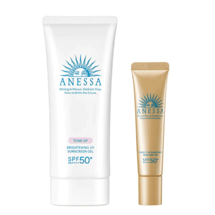 Shiseido Anessa Brightening Sunscreen UV Gel 90g+15g Set SPF50+ PA++++ 1 each