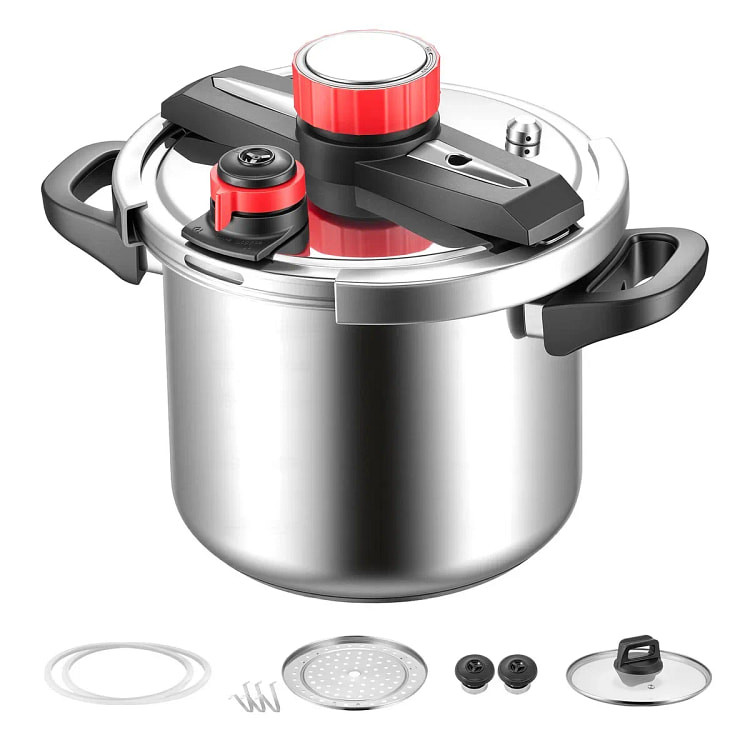 Uimoso 8Qt Stainless Steel Pressure Cooker with St 1 pack