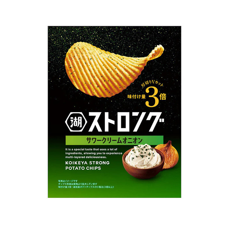 Koikeya Strong Sour Cream Onion Chips 53g 53 g