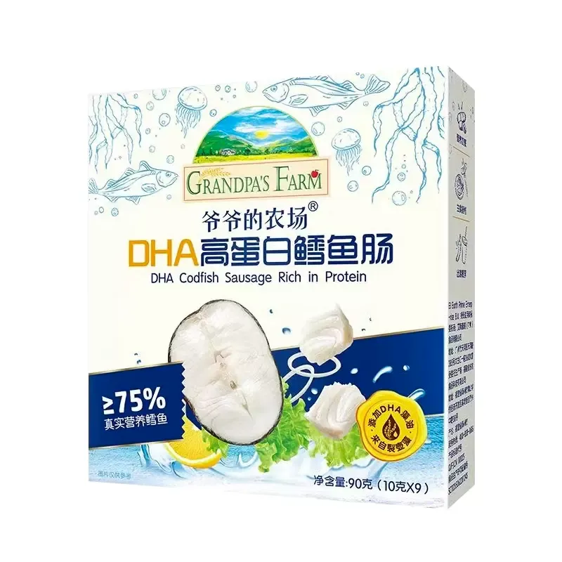 Get Grandpa's Farm DHA High Protein Deep Sea Cod Intestines 90g*1 Box ...