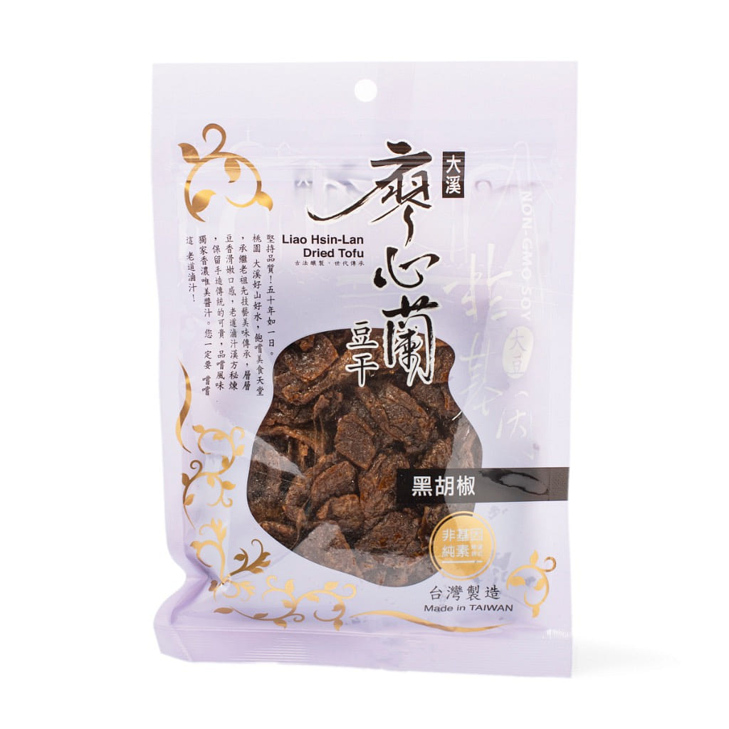 Liao Hsin Lan Dried Tofu with Black Pepper 110 g