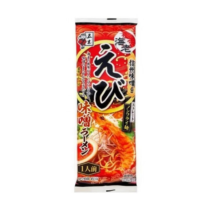 五木食品 鲜虾味噌拉面 1人份