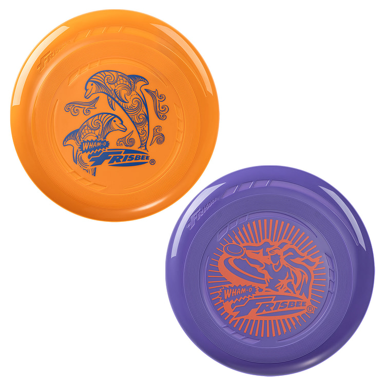 Flying Disc for Kids, 9 Inch Toy Set - 2 Pack