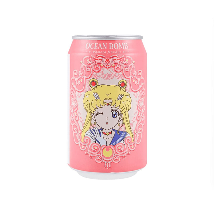 OCEAN BOMBx美少女战士款 黄金柚味气泡水 330 毫升