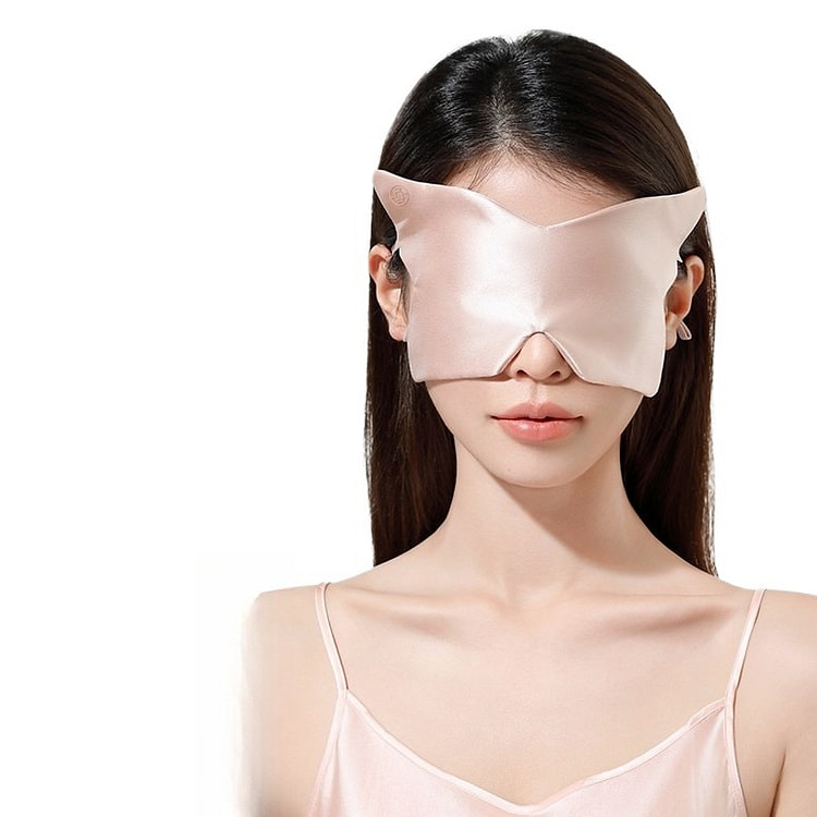 Silk Eye Mask Warm Sleeping Powder 21.7 * 10.8 Cm 1 box