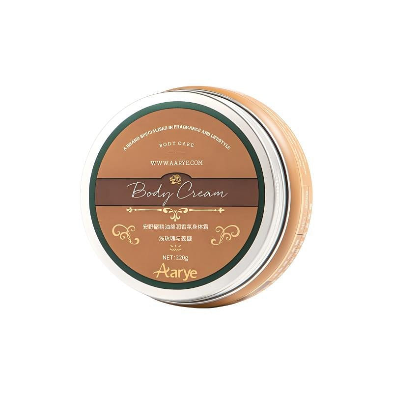 Aarye Essential Oil Body Cream #Rose & Ginger 220 g