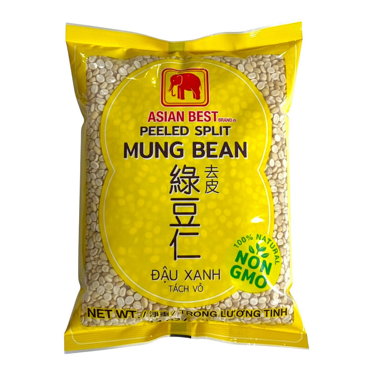 [Asian Best] Peeled Split Mung Bean Premium VEGAN 400 g