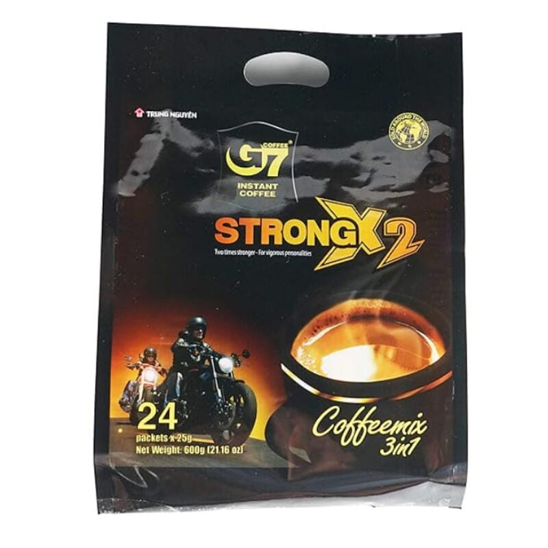 Trung Nguyen G7 3 in 1 Strong x2 Instant Coffee 24 count