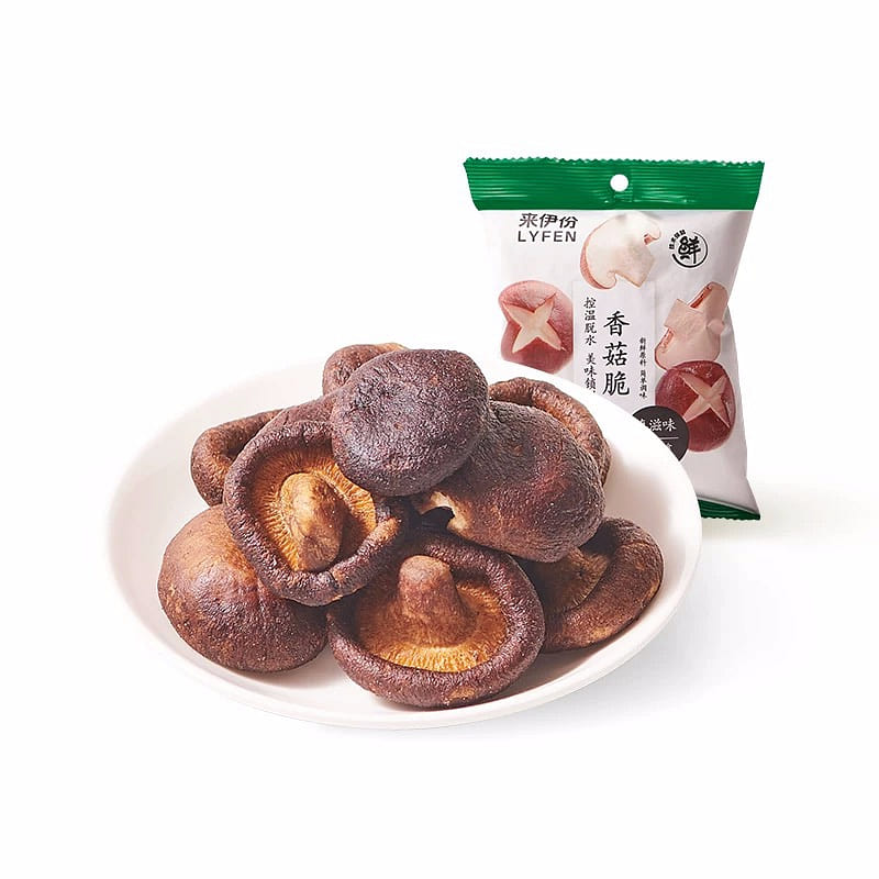 Lai Yifen mushroom crisps 50g * 2 fruit and vegetable crisps ready to eat 100 g