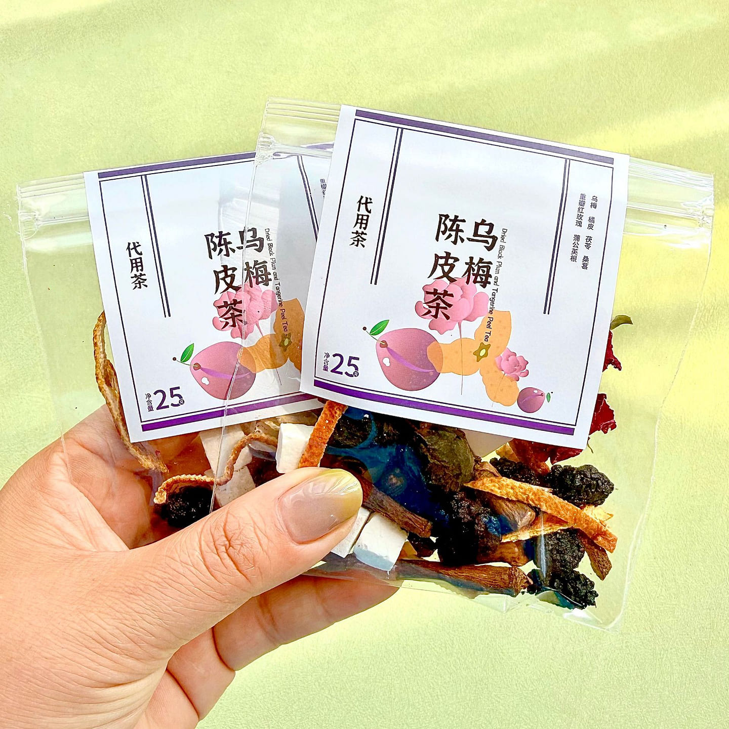 Smoked Plum & Tangerine Peel Herbal Tea 25 g