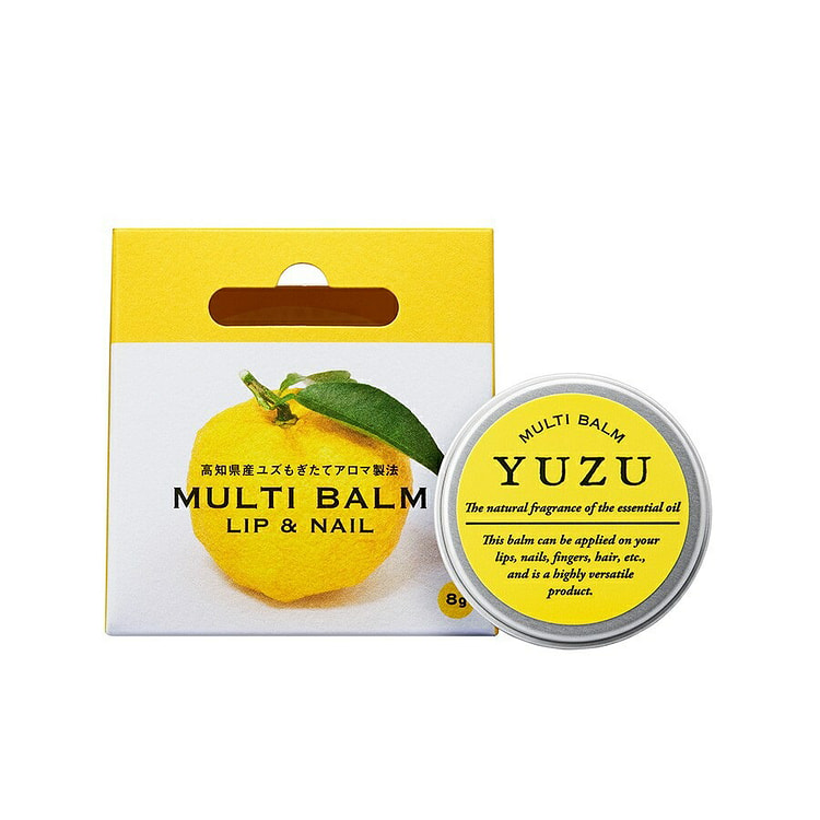 DAJ 高知县 柚子 多用保湿膏 唇膏指缘 8g 1 份