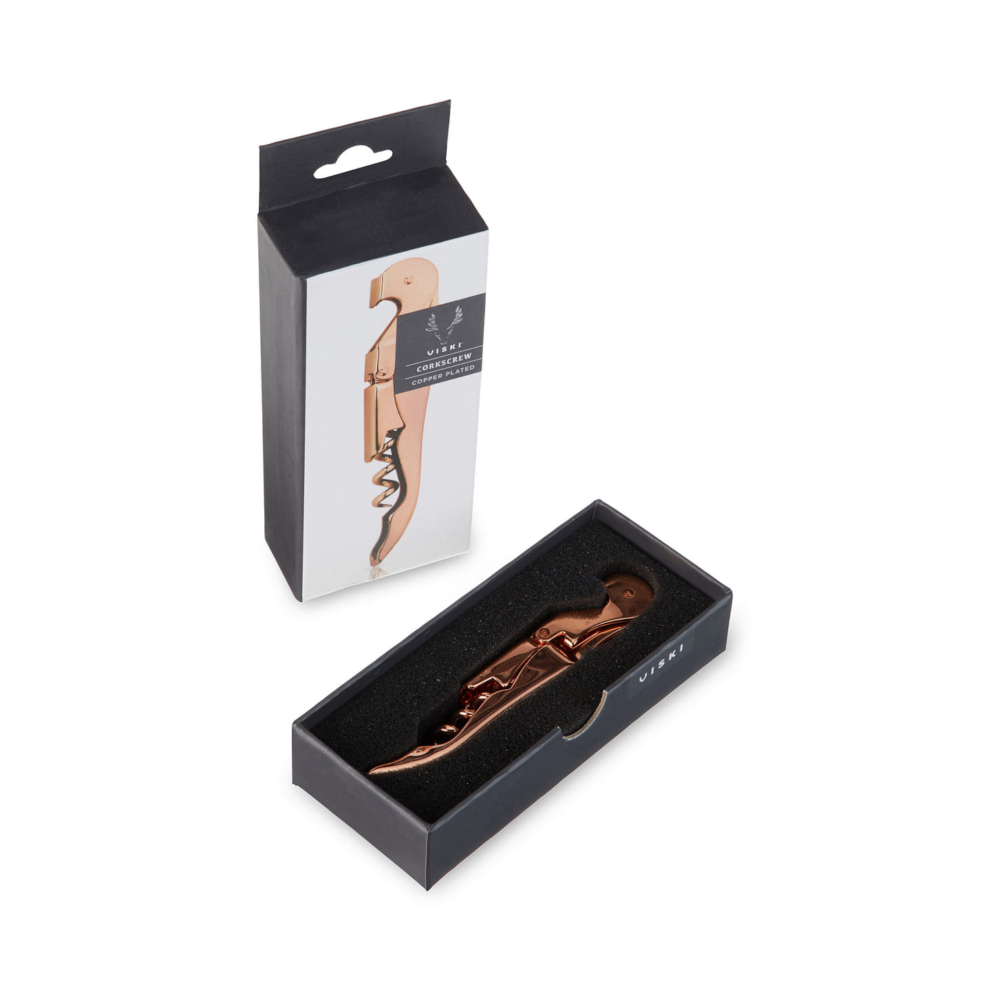 Copper Signature Double Hinged Corkscrew by Viski® 1 each