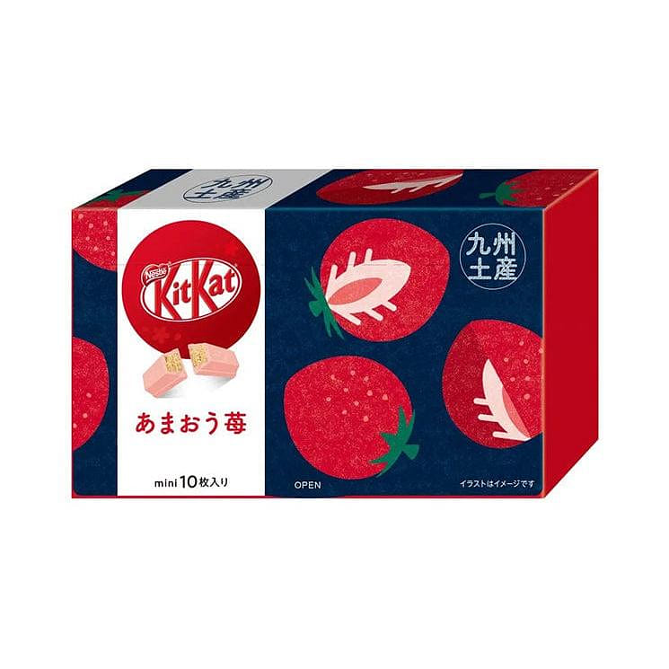 Kit Kat Japan Kyushu Amaou Strawberry 1 each
