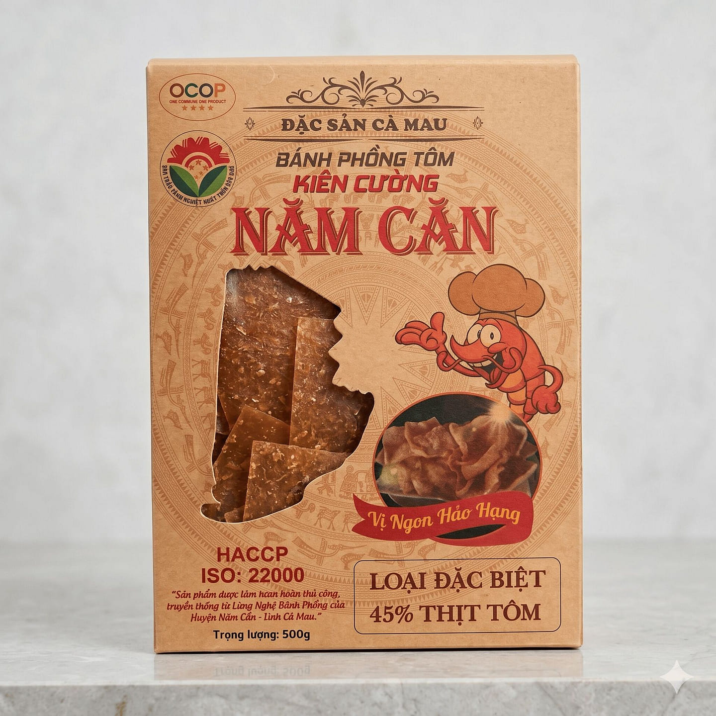 Kien Cuong Nam Can Shrimp Crackers 500g 500 g