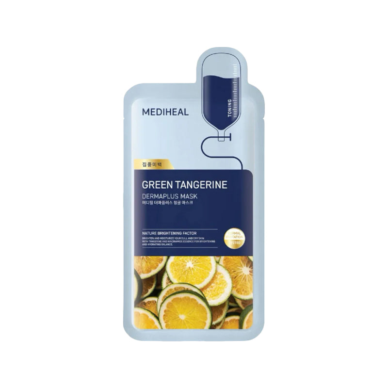 MEDIHEAL Dermaplus Green Tangerine Mask 10 Sheets 1 個