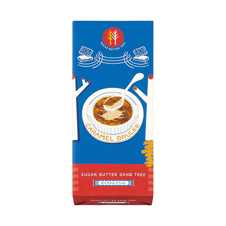 砂糖奶油树 焦糖布蕾夹心饼干 7枚 1 份