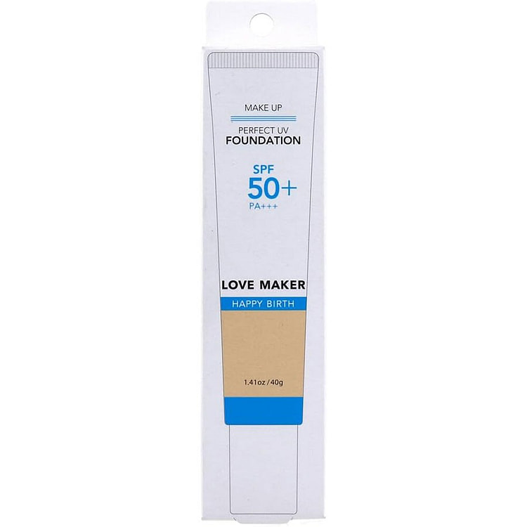 LOVE MAKER UVファンデーション  ツヤ肌 保湿成分配合 SPF50+/PA++/40g