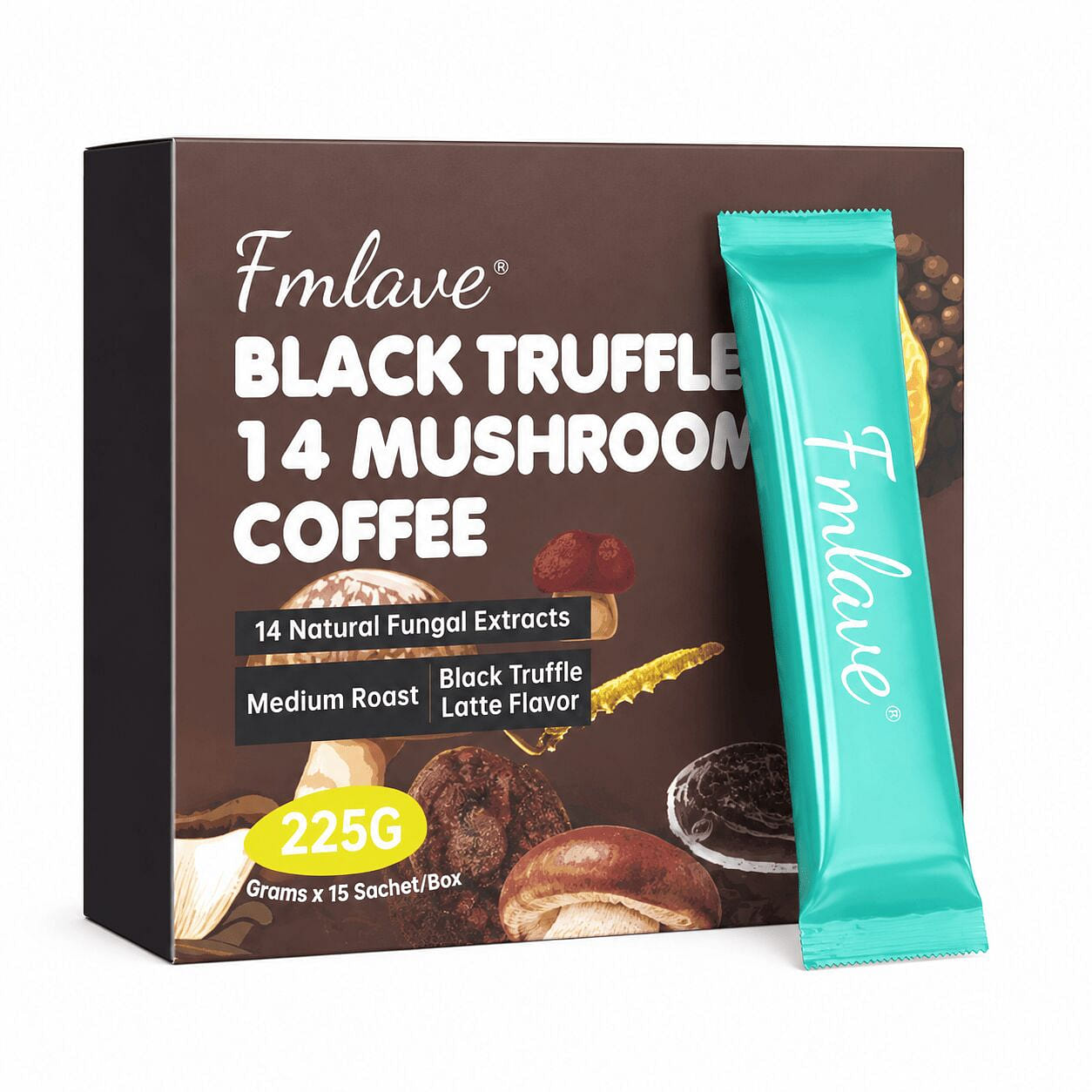 FMLAVE Black Truffle 14 Mushroom Coffee 15 pack