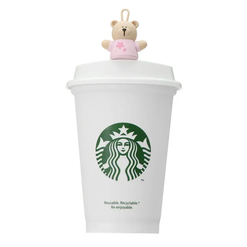 Get Starbucks 2022 Sakura Cup A15 Small Pink Bear Eco-Friendly Cup  Exclusive Lid Delivered | Weee! Asian Market