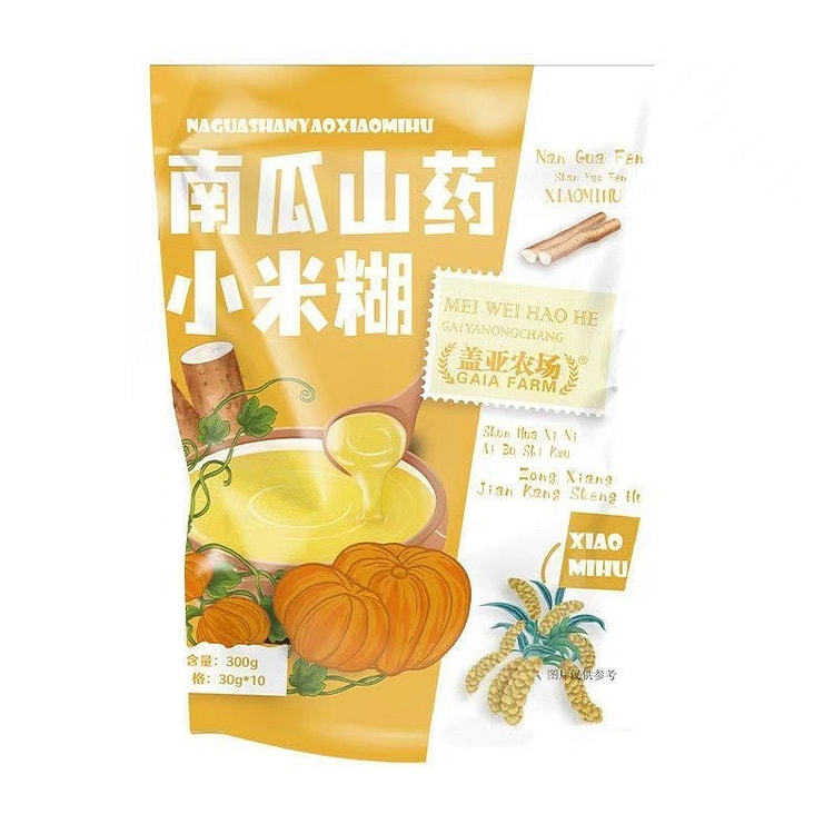 盖亚农场南瓜山药小米糊300g 300 克