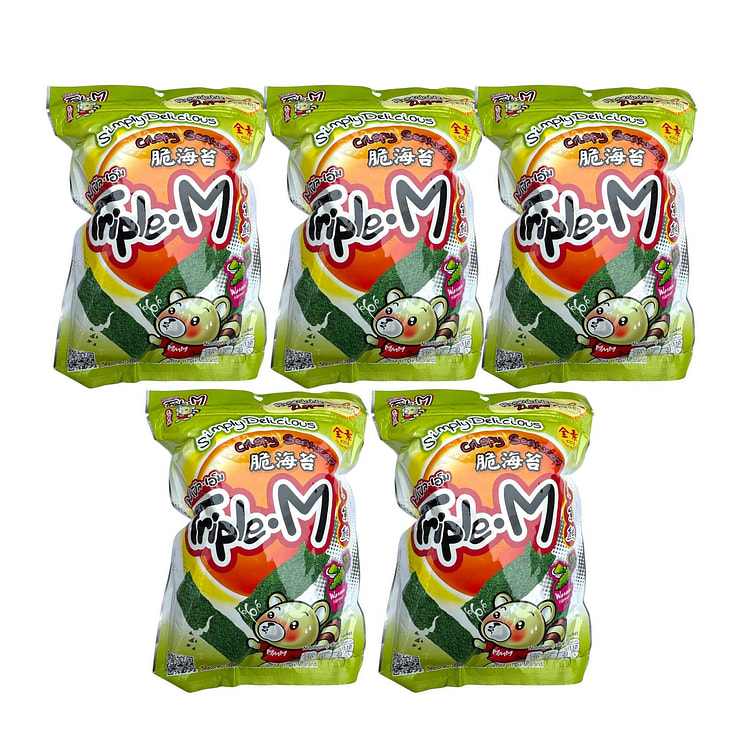 Crispy Seaweed (Wasabi flavor) COMBO DEAL 35grams 1 bunch*5 counts