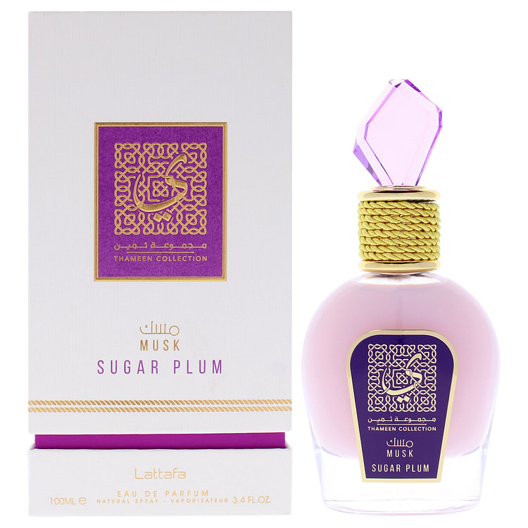 Musk Sugar Plum by Lattafa Unisex 3.4 oz EDP