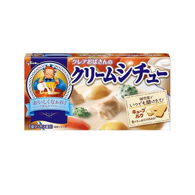 格力高 浓汤奶油炖菜味 咖喱块 8块