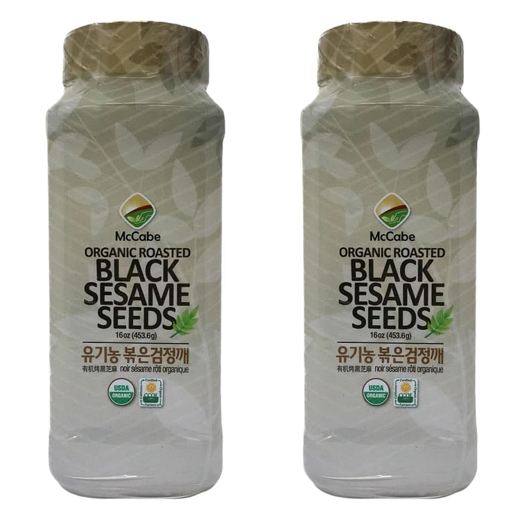 McCabe Organic Roasted Black Sesame 16oz (2 Packs)