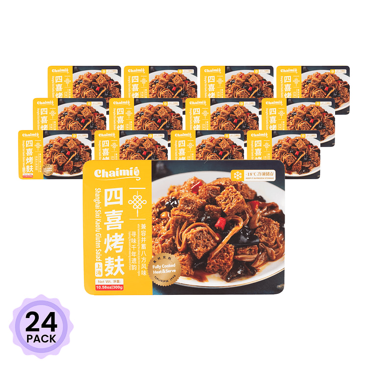 柴米 上海四喜烤麸 300 克*24 包