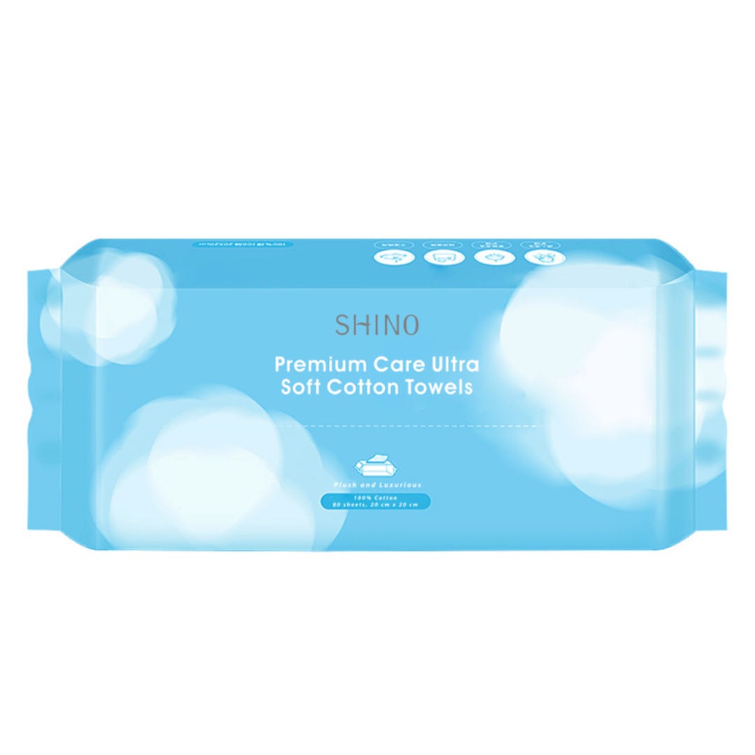 SHINO Ultra Soft Premium Cotton Towelettes 1 pack