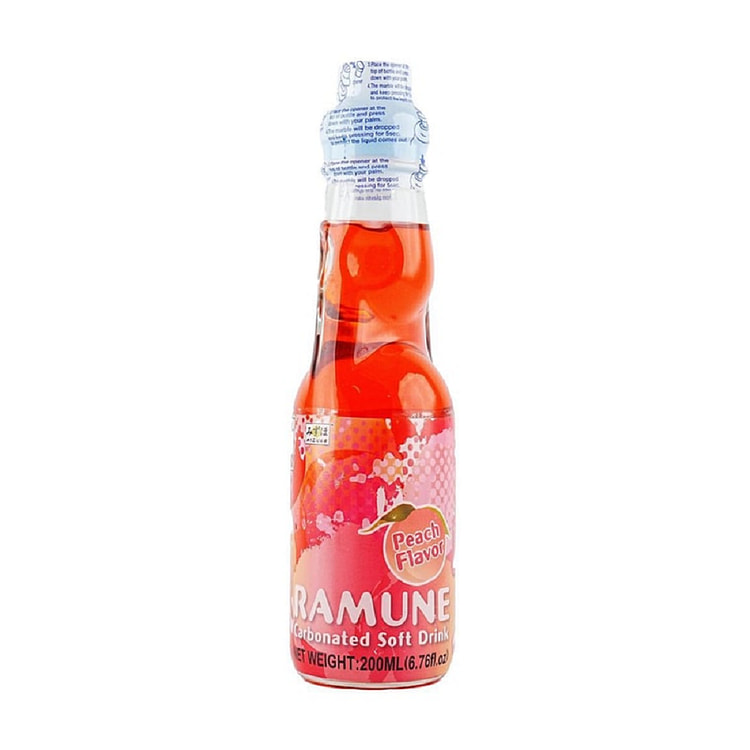 日本MIZUHO瑞橞 弹珠汽水 桃子味200ml
