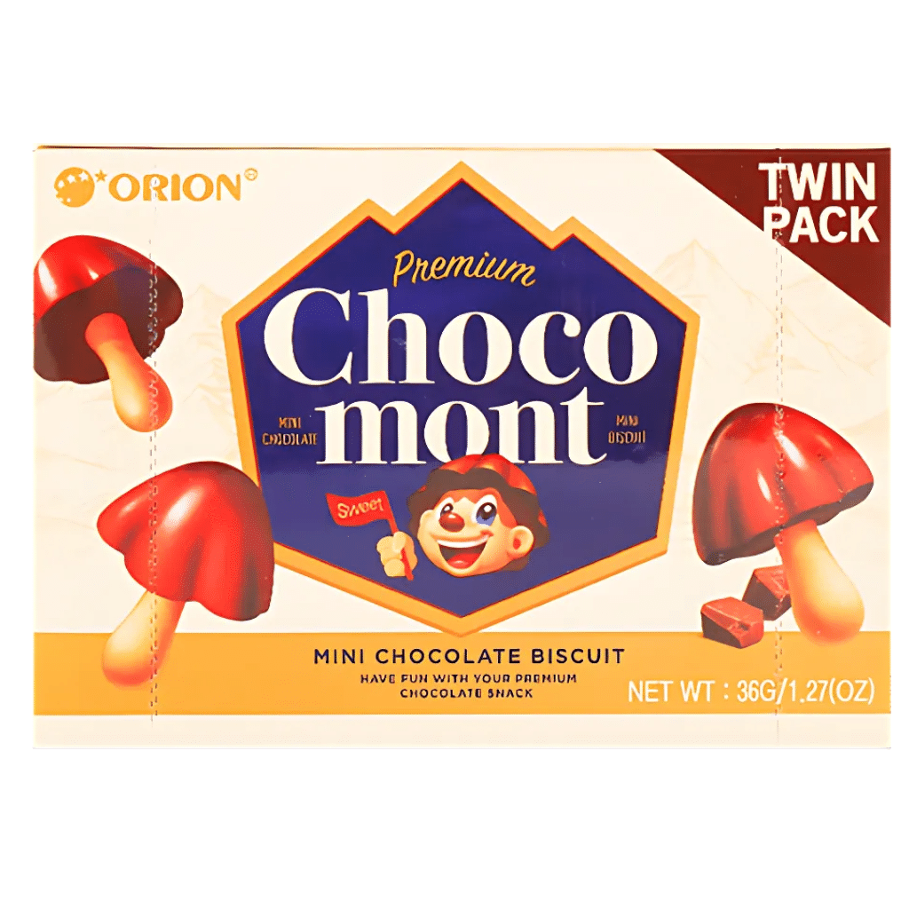 Bánh Socola Sữa Nấm Orion 1.27oz 1 phần