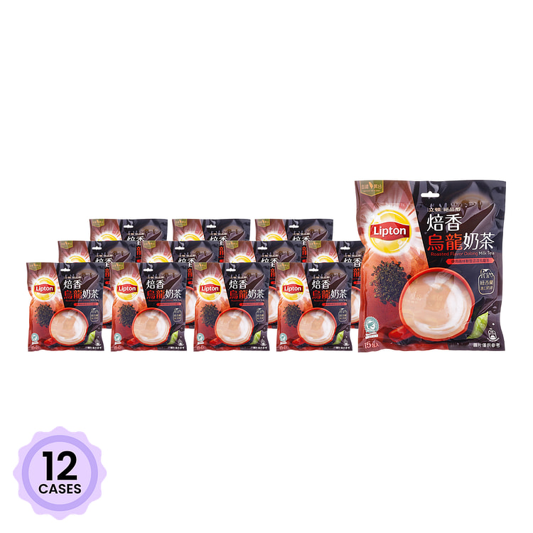 立顿 绝品醇 焙香乌龙奶茶 0.67 盎司*15 包*12 箱