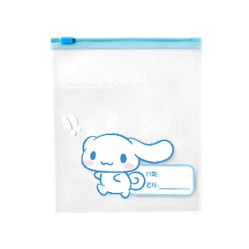 Sanrio Sealed Bag Household Food Sub-Pack/Storage Bag-Cinnamoroll M (20 PCS/Box) 1 each