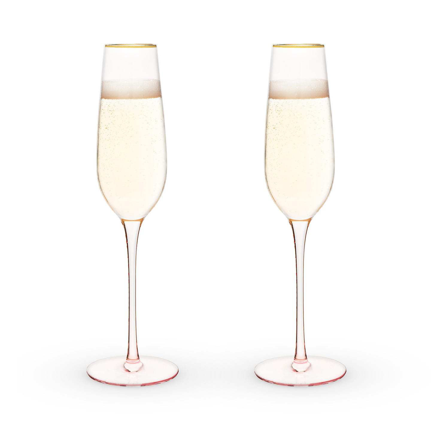 Rose Crystal Champagne Flute by Twine Living® (Set of 2) 2 each