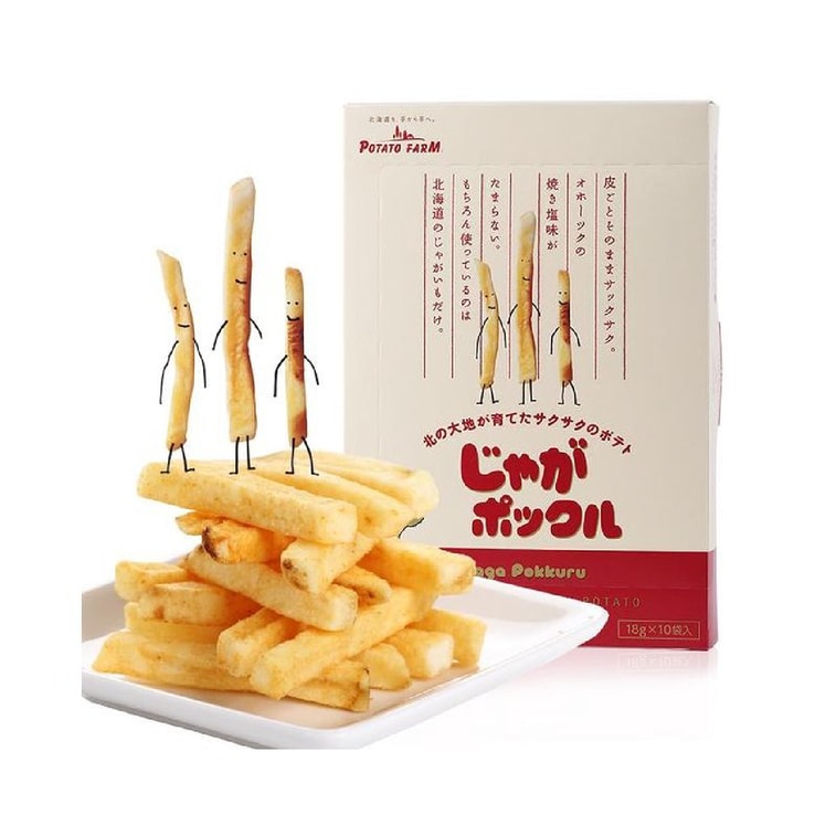 しゃかしゃかぽてと カルビー ポテトファーム じゃがポックル （大）18g×10袋 - Weee!