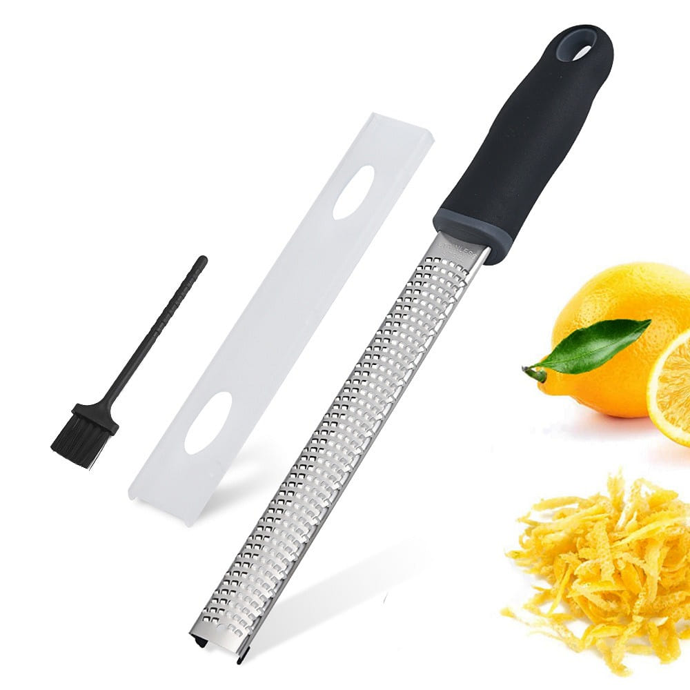 Lemon Zester Citrus Cheese Garlic Grater – Stainless Steel Utility Zester 1 count