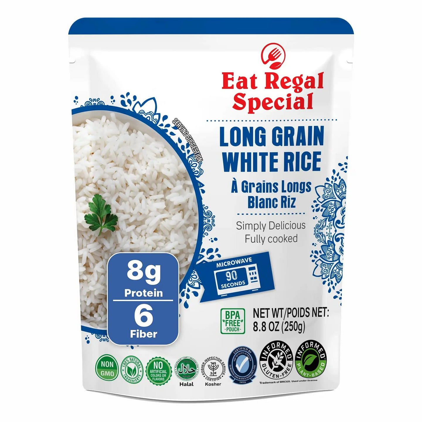 Eat Regal Ready to Eat Long Grain White Rice 8.8 oz
