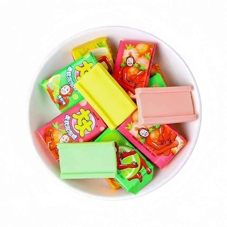 Dada Assorted Fruit Flavor Bubble Gum 3pcs 1 each
