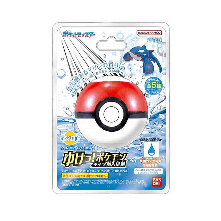 Bóng tắm BANDAI thiết kế ngẫu nhiên Pokemon hệ Nước 1 phần