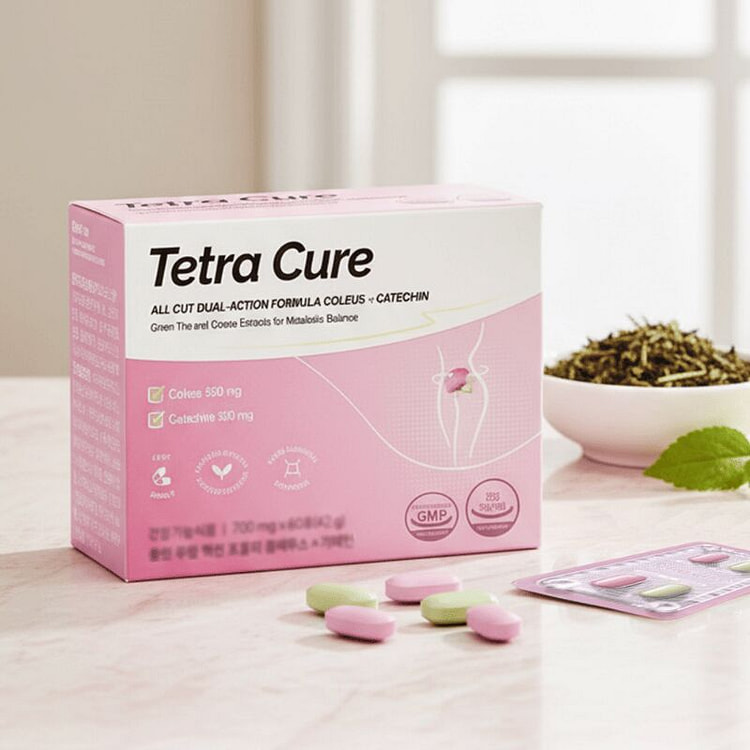 韩国TetraCure毛喉绿茶复合片 60粒 1 盒