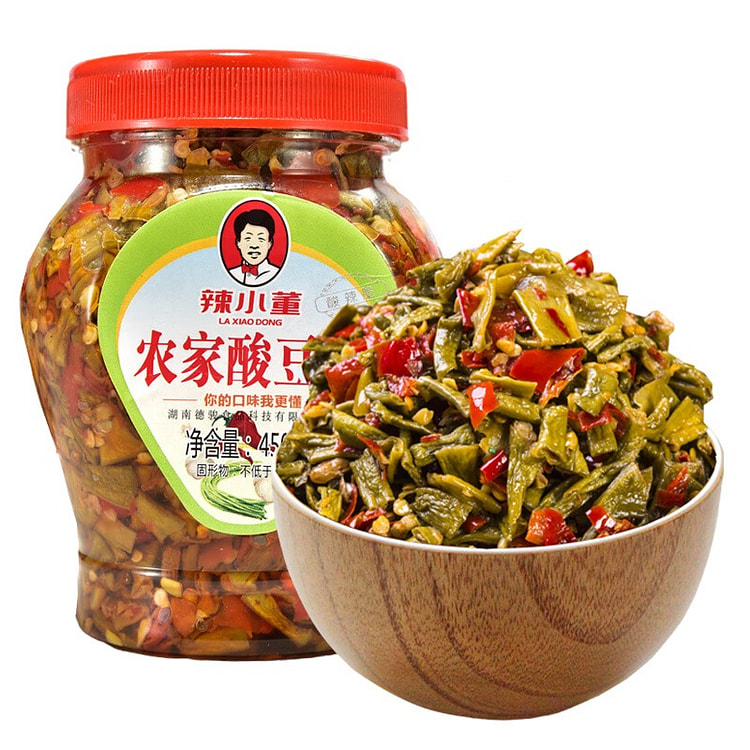 辣小董 酸豆角 干豆角酸辣豇豆角即食 450g
