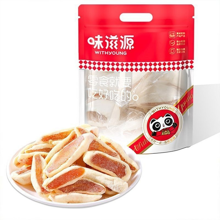 味滋源奶芙黄桃果脯蜜饯零食120g